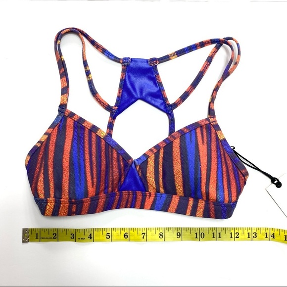 KORAL Strips Reptilia Sport Bra Workout Size XS New - Picture 7 of 7